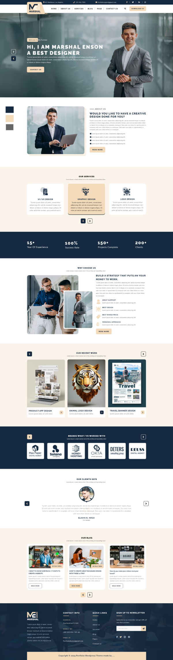 Portfolio WordPress Theme