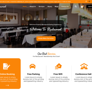 Free Cafe WordPress Theme