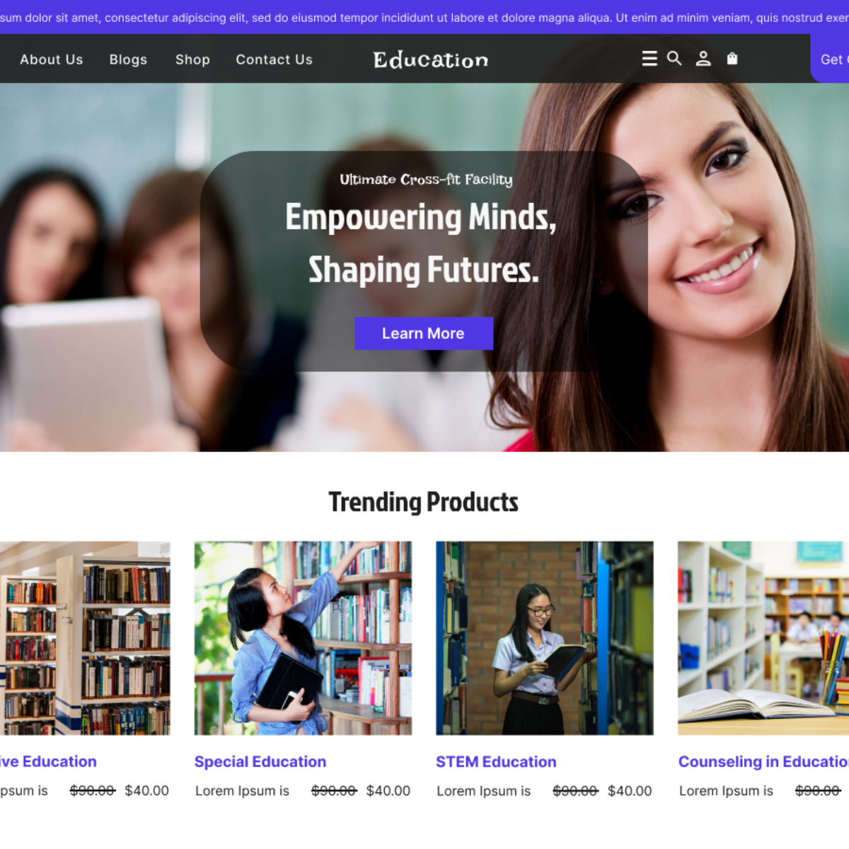 Free Educator WordPress Theme