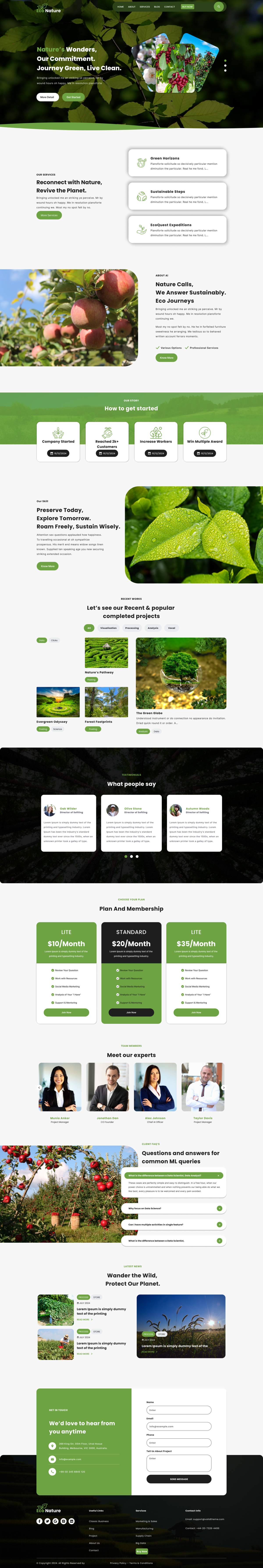 Nature WordPress Theme