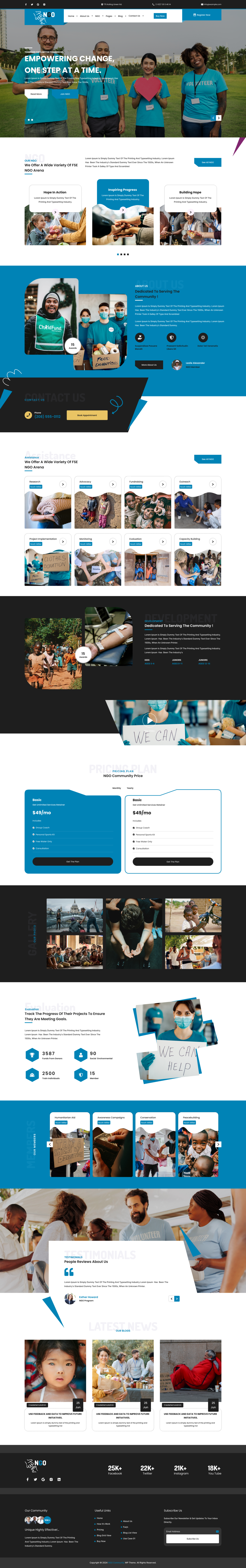 Social Care WordPress Theme